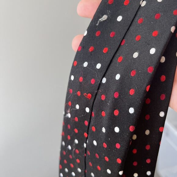 Lot Of 5 Fabio Fazio Silk Ties Striped Geometric Abstract Polka Dot - Picture 9 of 9